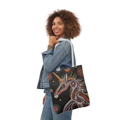 Native Australian Art #4 - Polyester Canvas Tote Bag (AOP)