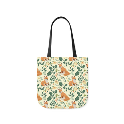 Fox Polyester Canvas Tote Bag (AOP)