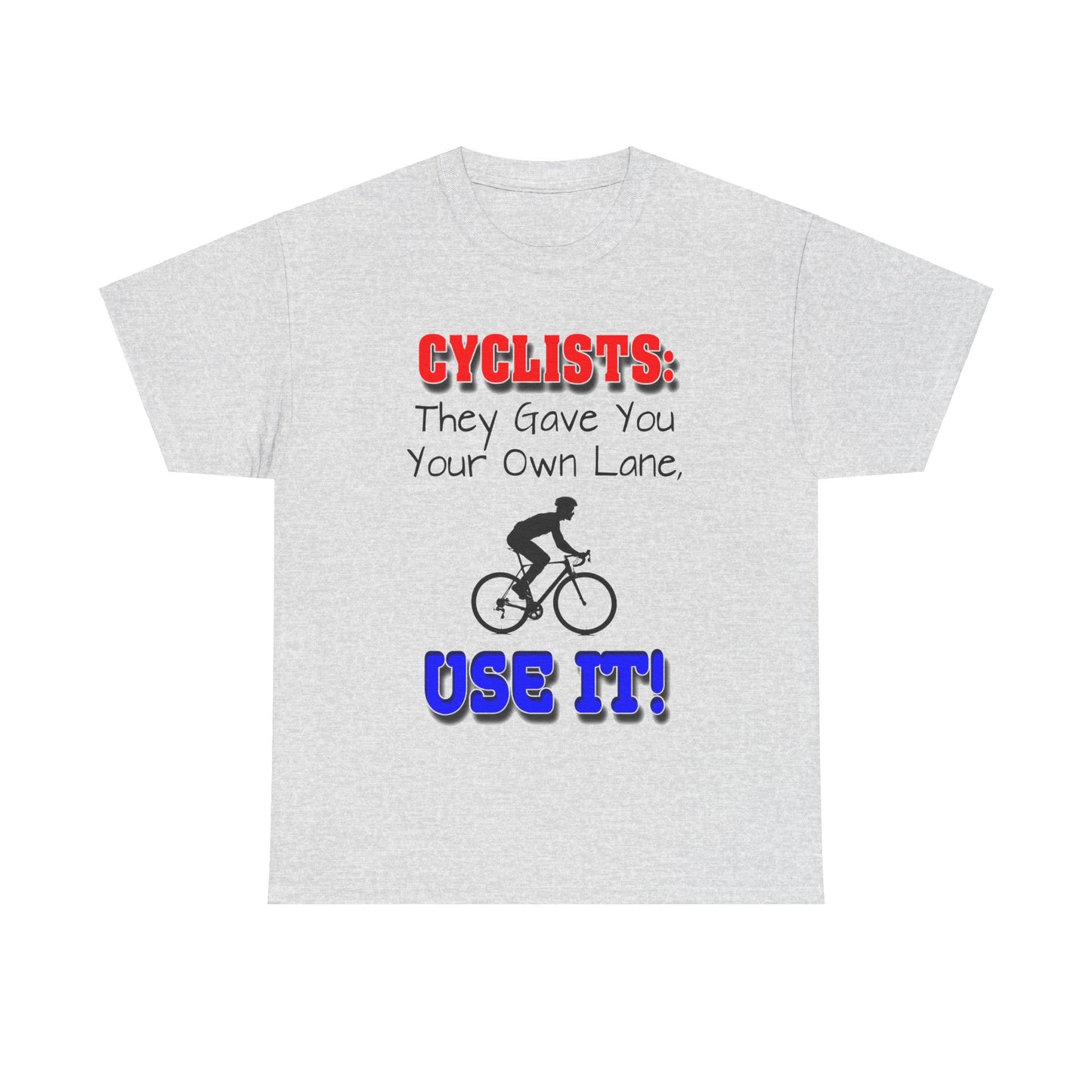 Cyclists 1 - Unisex Heavy Cotton Tee - UK
