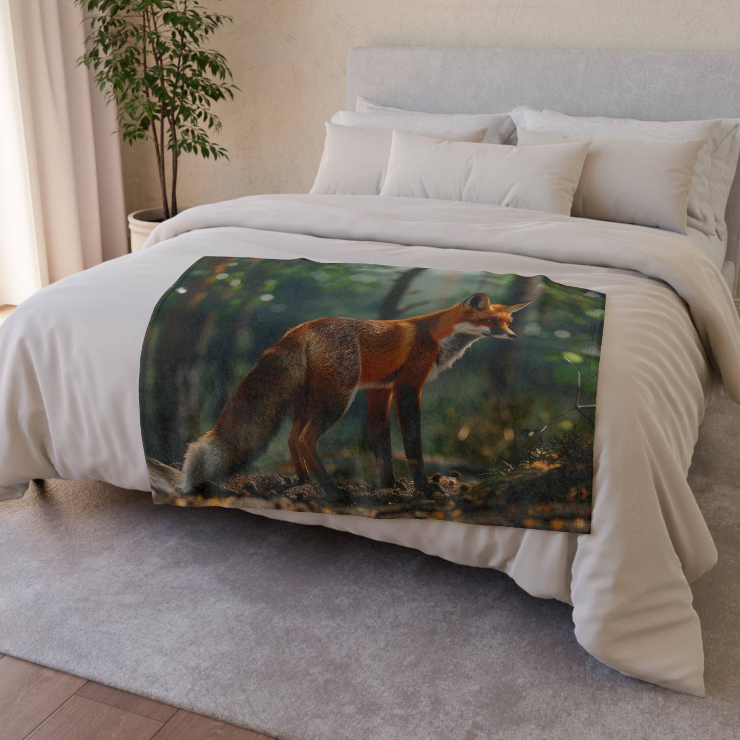 Fox Blanket - Soft Polyester Blanket