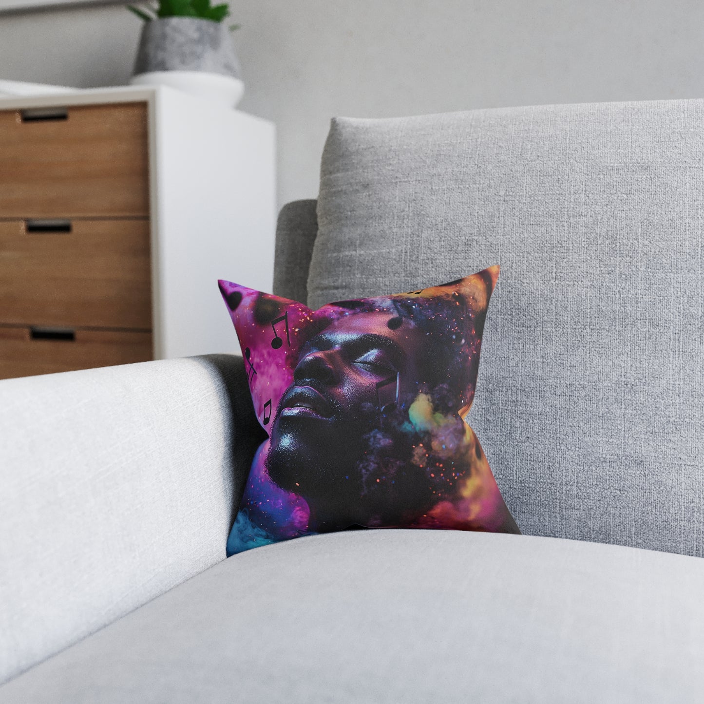 Jazz Singer - Square Pillow - UK
