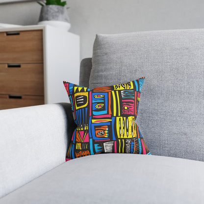 African 1 - Square Pillow - UK