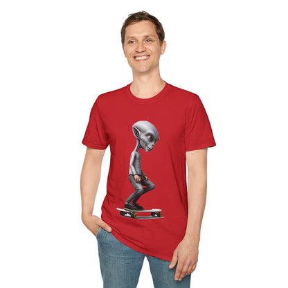 Alien Skater - Unisex Softstyle T-Shirt - UK