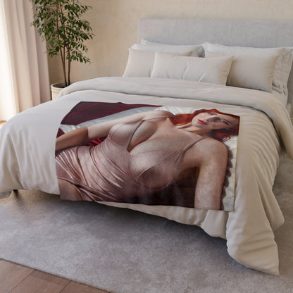 Red Hot Red-head 2 - Soft Polyester Blanket - UK
