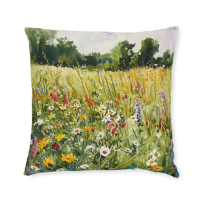 Wild Meadow - Square Pillow - UK