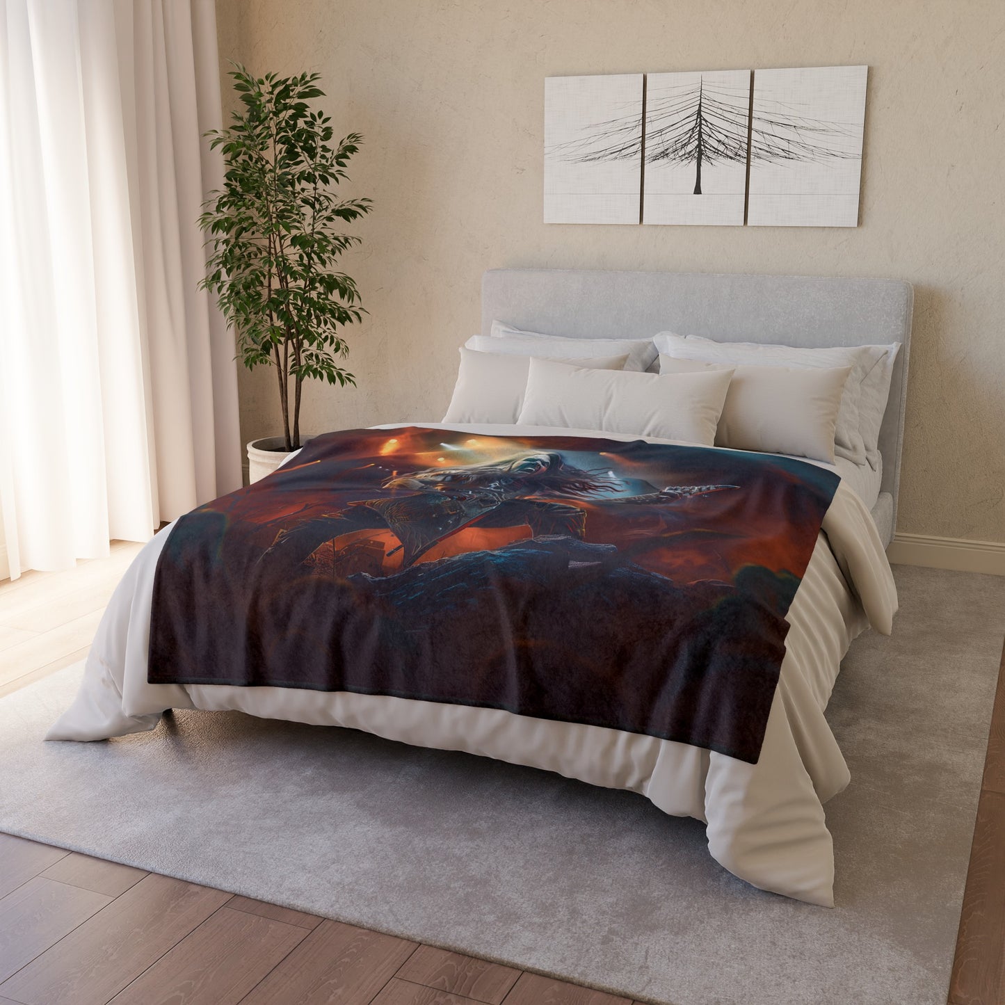 Heavy Metal- Soft Polyester Blanket USA