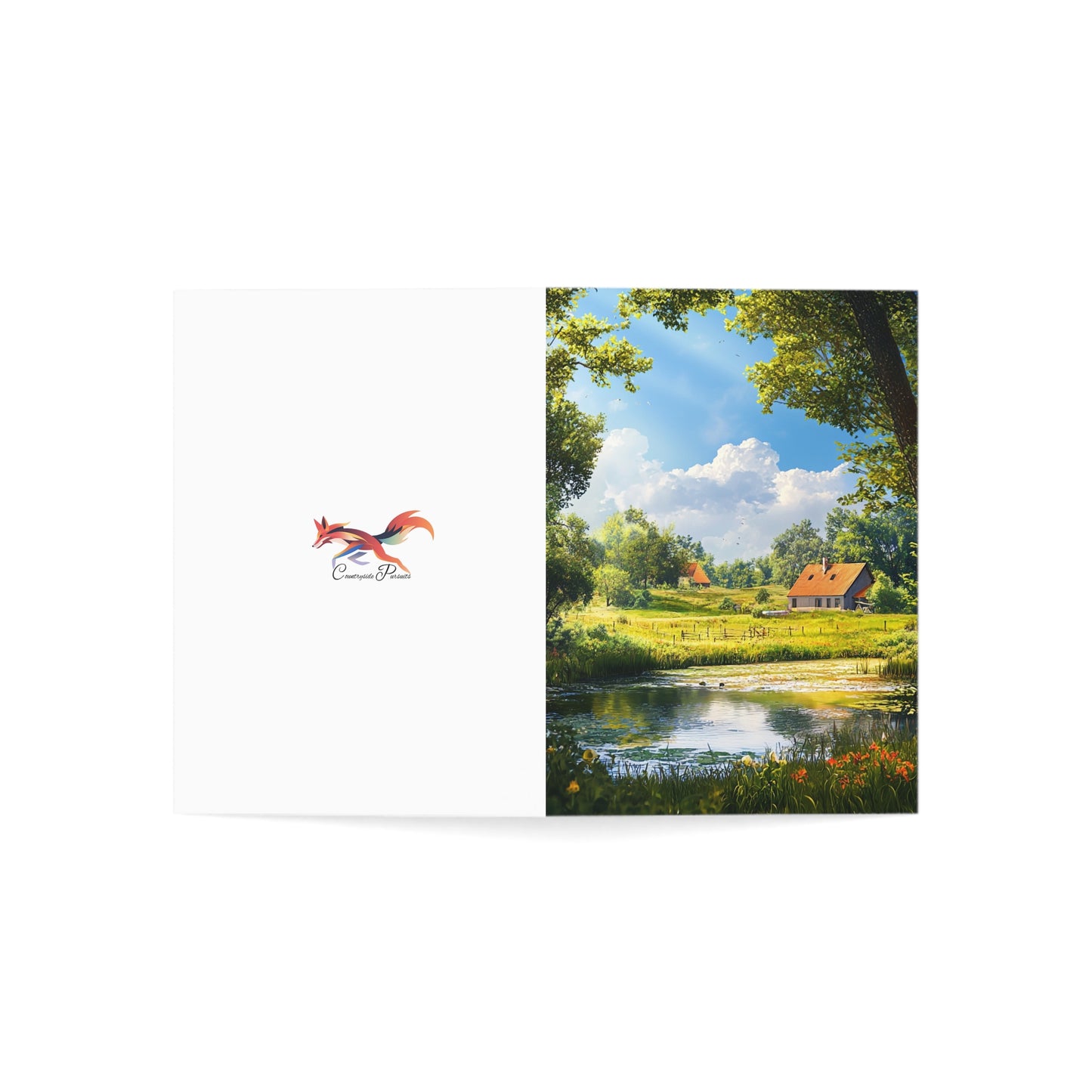 Pretty English Countryside 2 - Greeting Cards - Set of 1, 10, 30, or 50pcs for All Occasions - USA