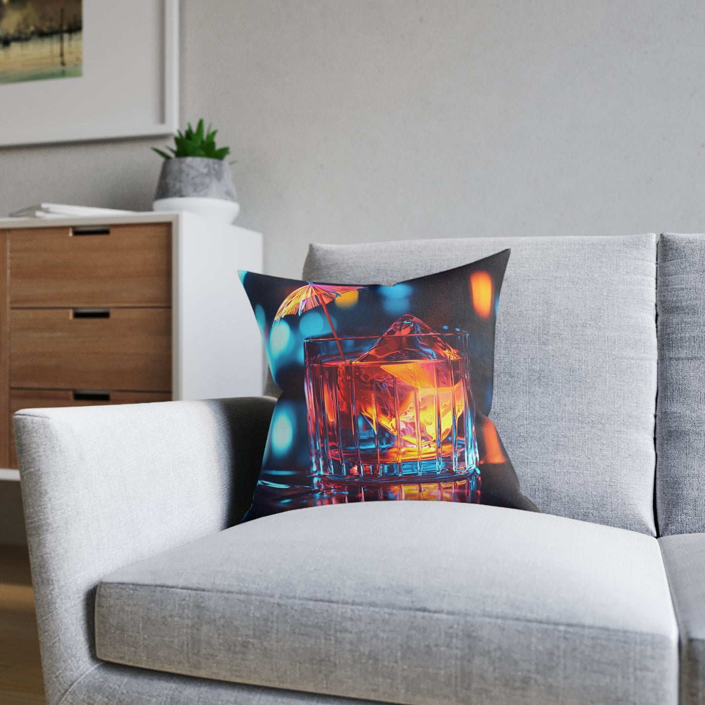 Cocktail Time - Square Pillow - UK
