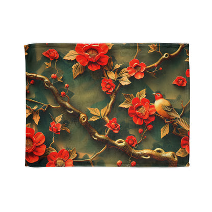 Chinoiserie #2 - Soft Polyester Blanket