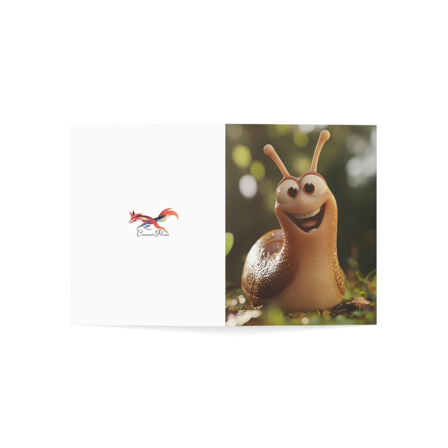Happy Snail Blank Cards - Set of 1, 10, 30, or 50pcs for All Occasions - USA