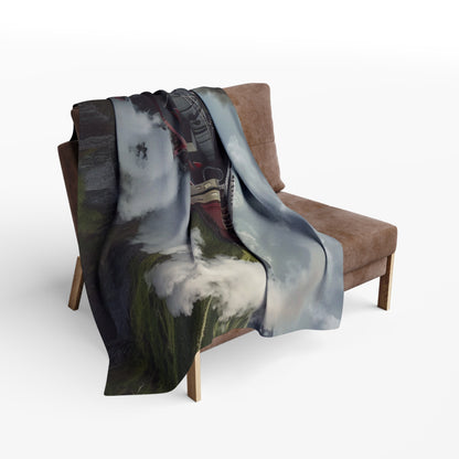 Steam Train #3 - Arctic Fleece Blanket - UK, USA