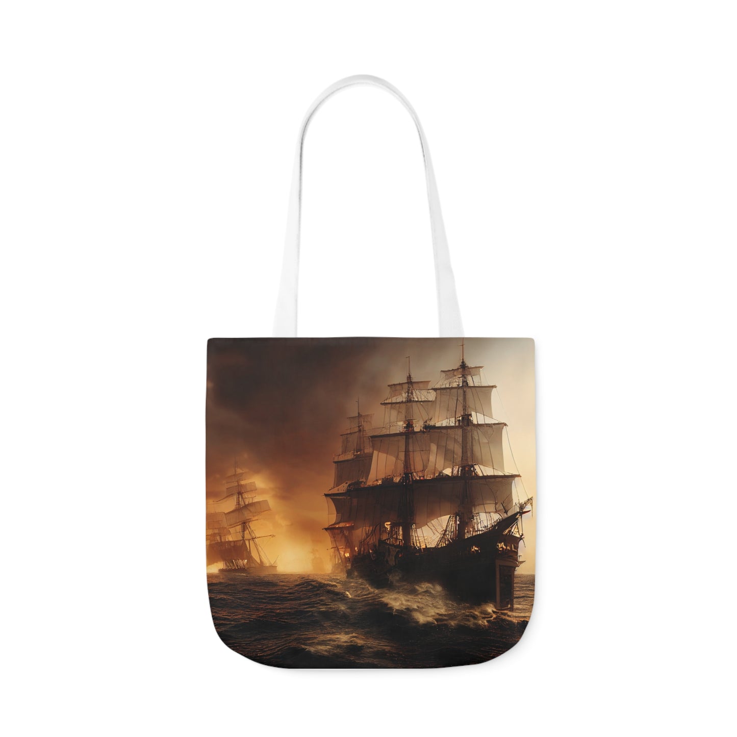 Seascape #7 - Polyester Canvas Tote Bag (AOP)