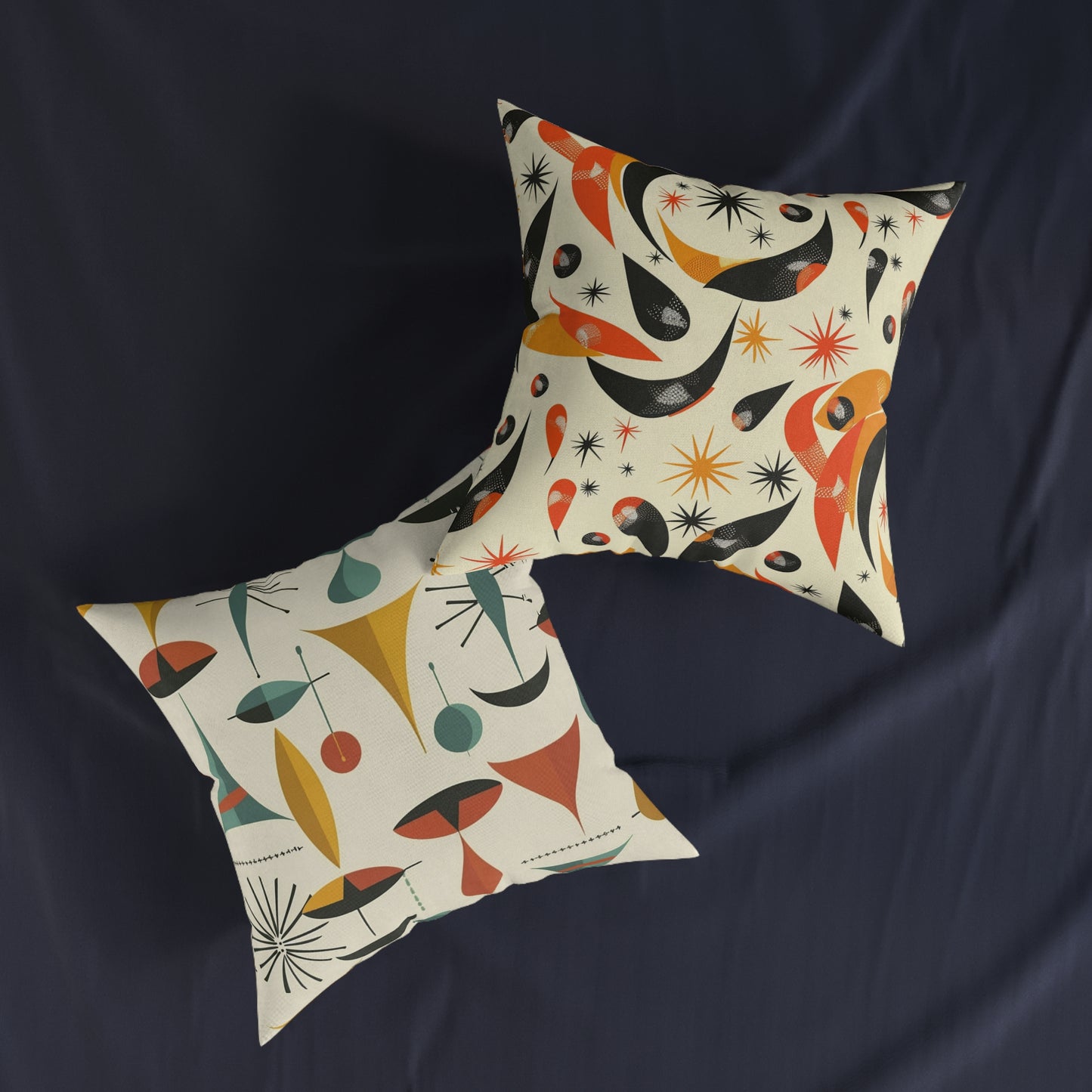 1950s Retro - Square Pillow - UK