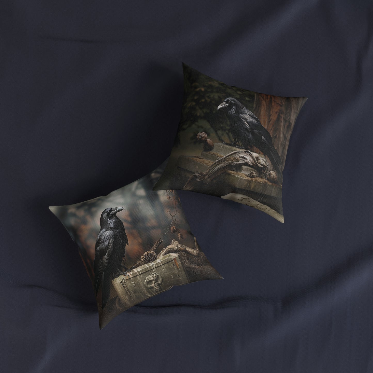 Crows 2 - Square Pillow - UK