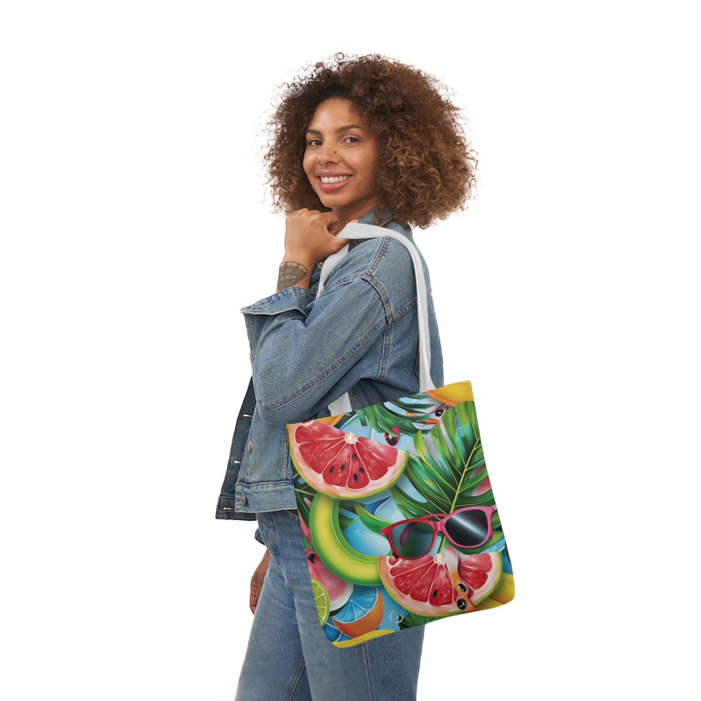 Summertime #3 - Polyester Canvas Tote Bag (AOP)