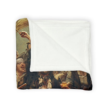 Pirate Party Soft Polyester Blanket - Cozy Throw for Nautical Enthusiasts UK