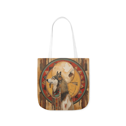 Native American Art #4 - Polyester Canvas Tote Bag (AOP)