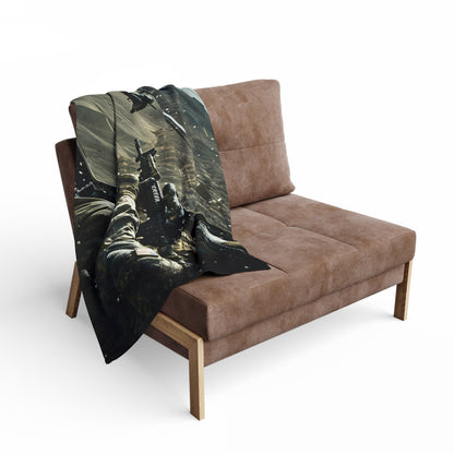 Black Hawk 3 Arctic Fleece Blanket - USA