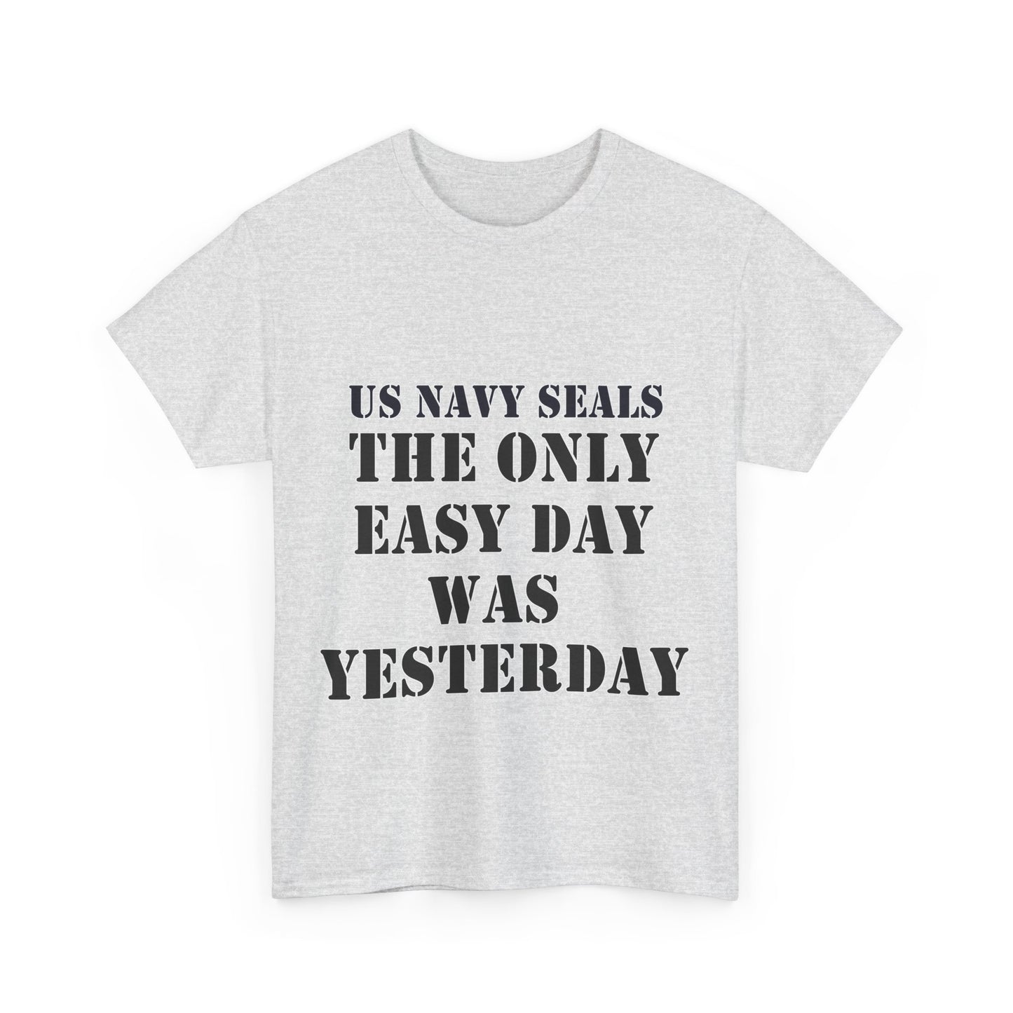 US Navy Seals Motivational Tee - Unisex Heavy Cotton Tee for Veterans and Supporters UK