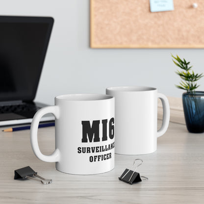 MI6 Novelty Mug Ceramic Coffee Cups, 11oz, 15oz - UK