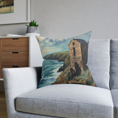Cornwall - Square Pillow - UK