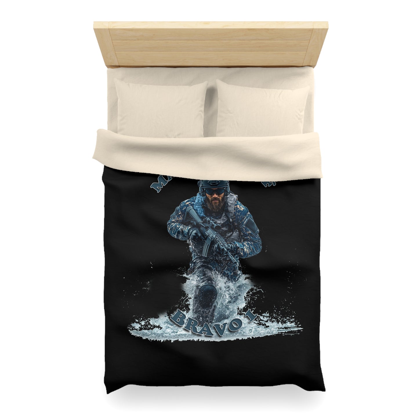 Master Chief Navy Seals - Microfiber Duvet Cover USA and UK