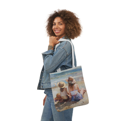 On The Beach - Polyester Canvas Tote Bag (AOP)