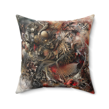 Chaos - Spun Polyester Square Pillow - USA