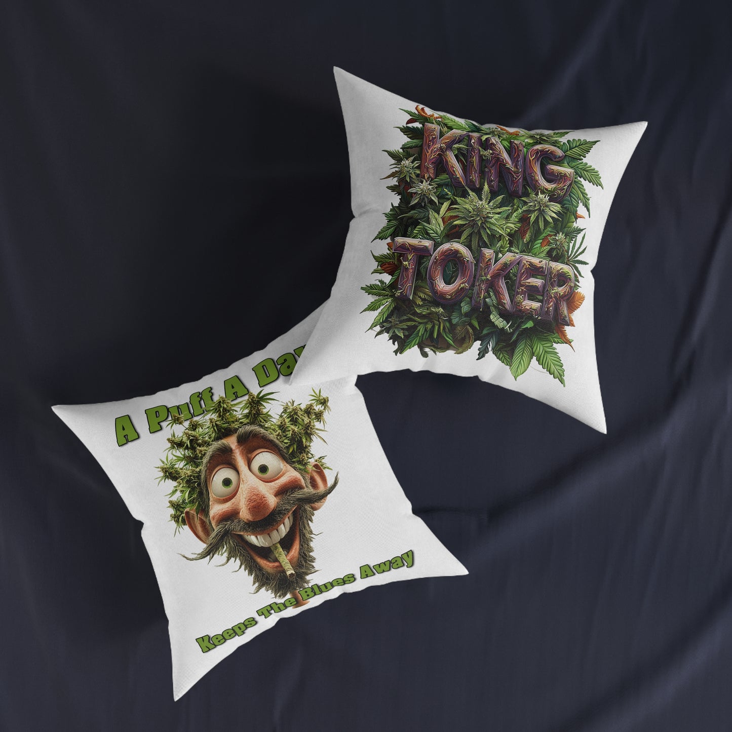 King Toker - Square Pillow - UK