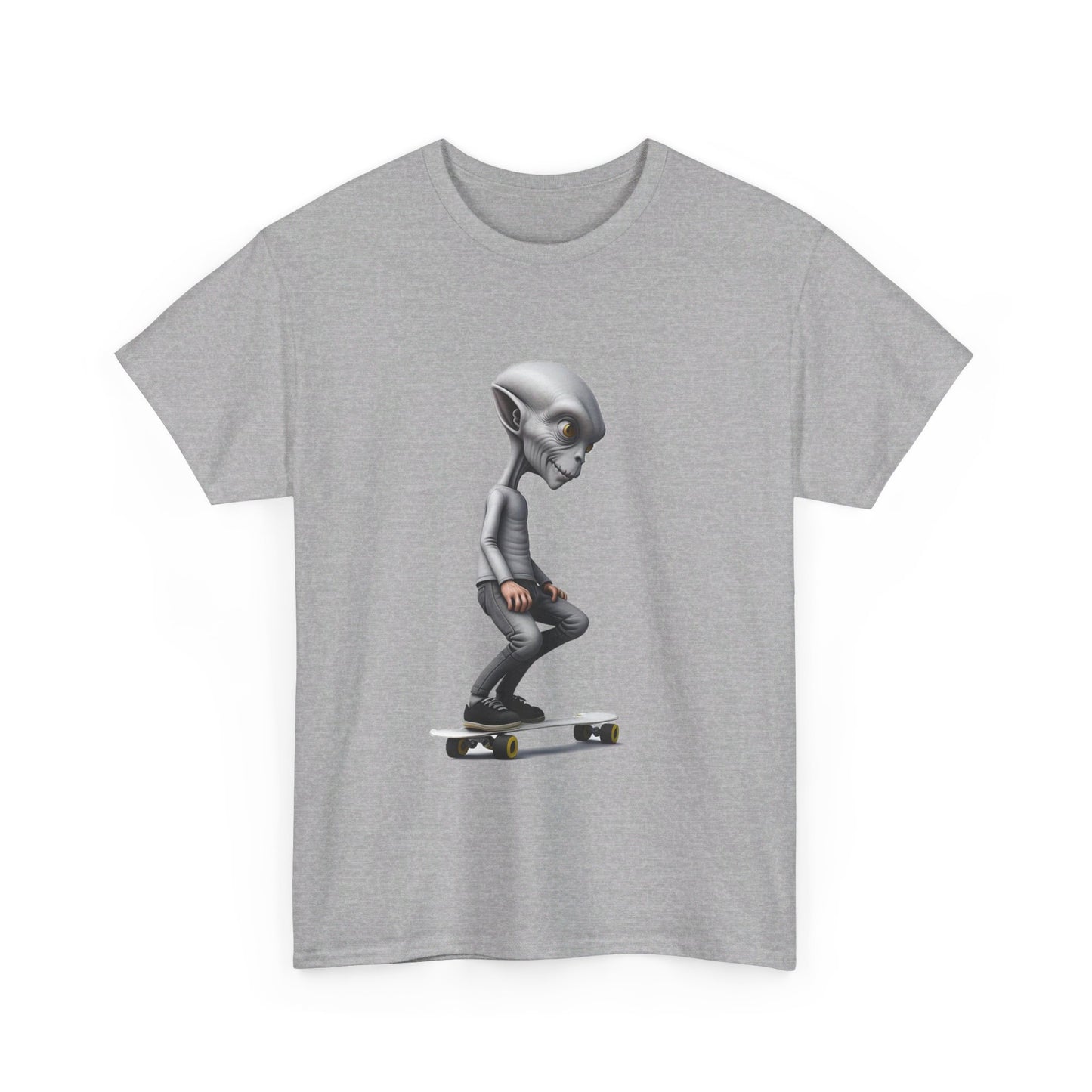 Alien Skater - Unisex Heavy Cotton Tee - USA