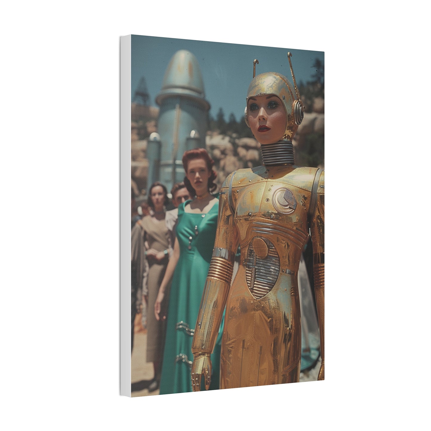 Sci-Fi 1950's #4 - Polyester Canvas