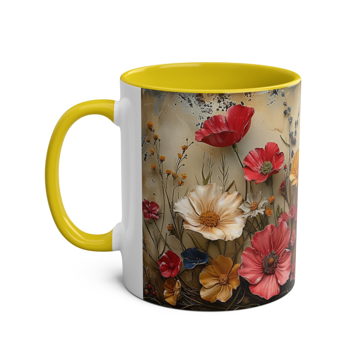 **Pressed Wild Flowers #2 - Coffee Mug 11oz  UK
