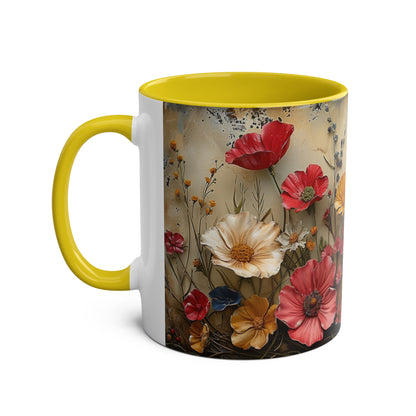 **Pressed Wild Flowers #2 - Coffee Mug 11oz  UK