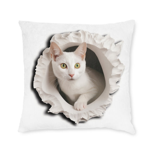 Cat 2 - Square Pillow - UK