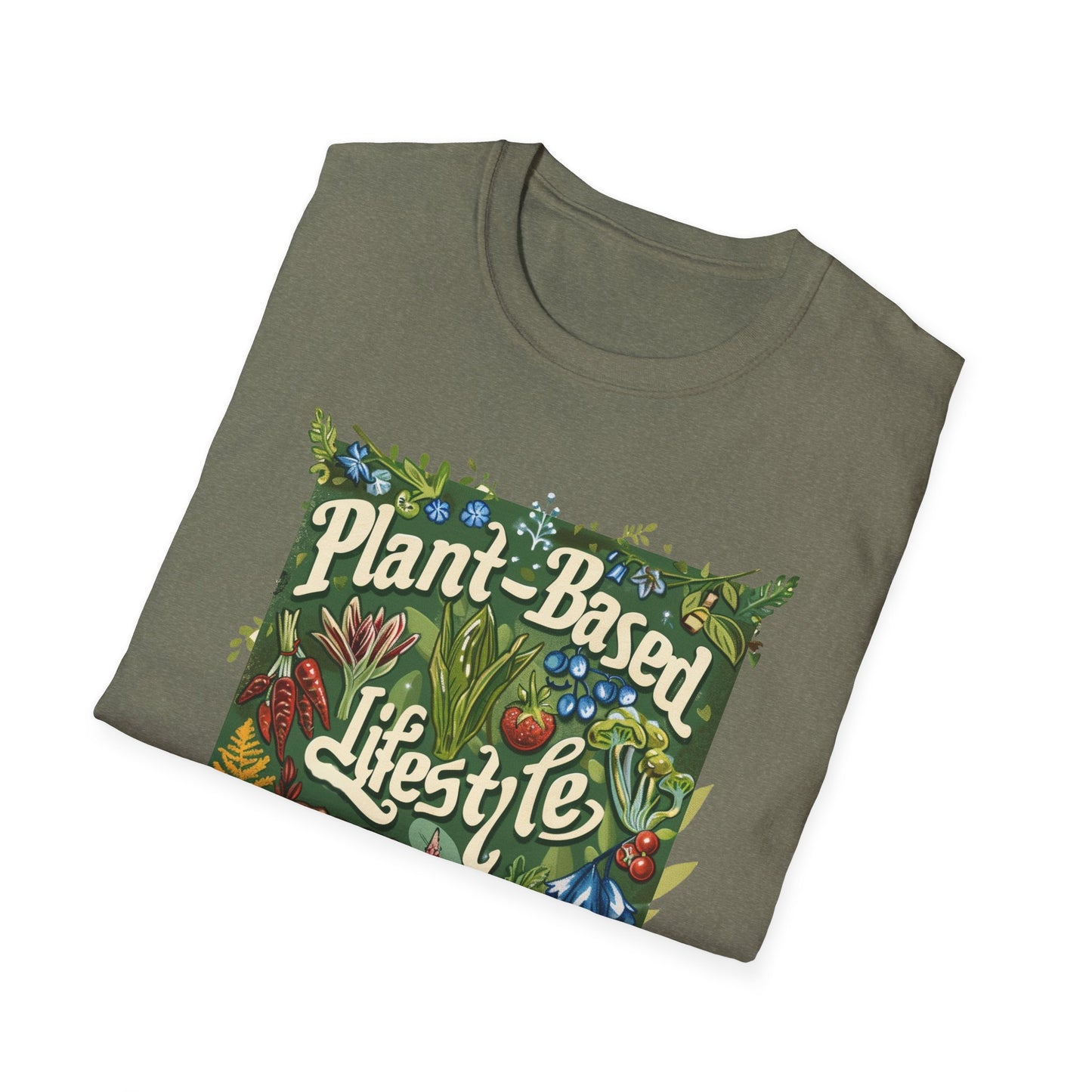 Plant Based Lifestyle #2 - Unisex Softstyle T-Shirt (UK)