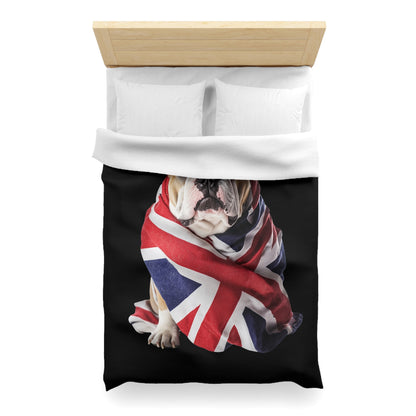 British Bulldog - Microfiber Duvet Cover USA and UK