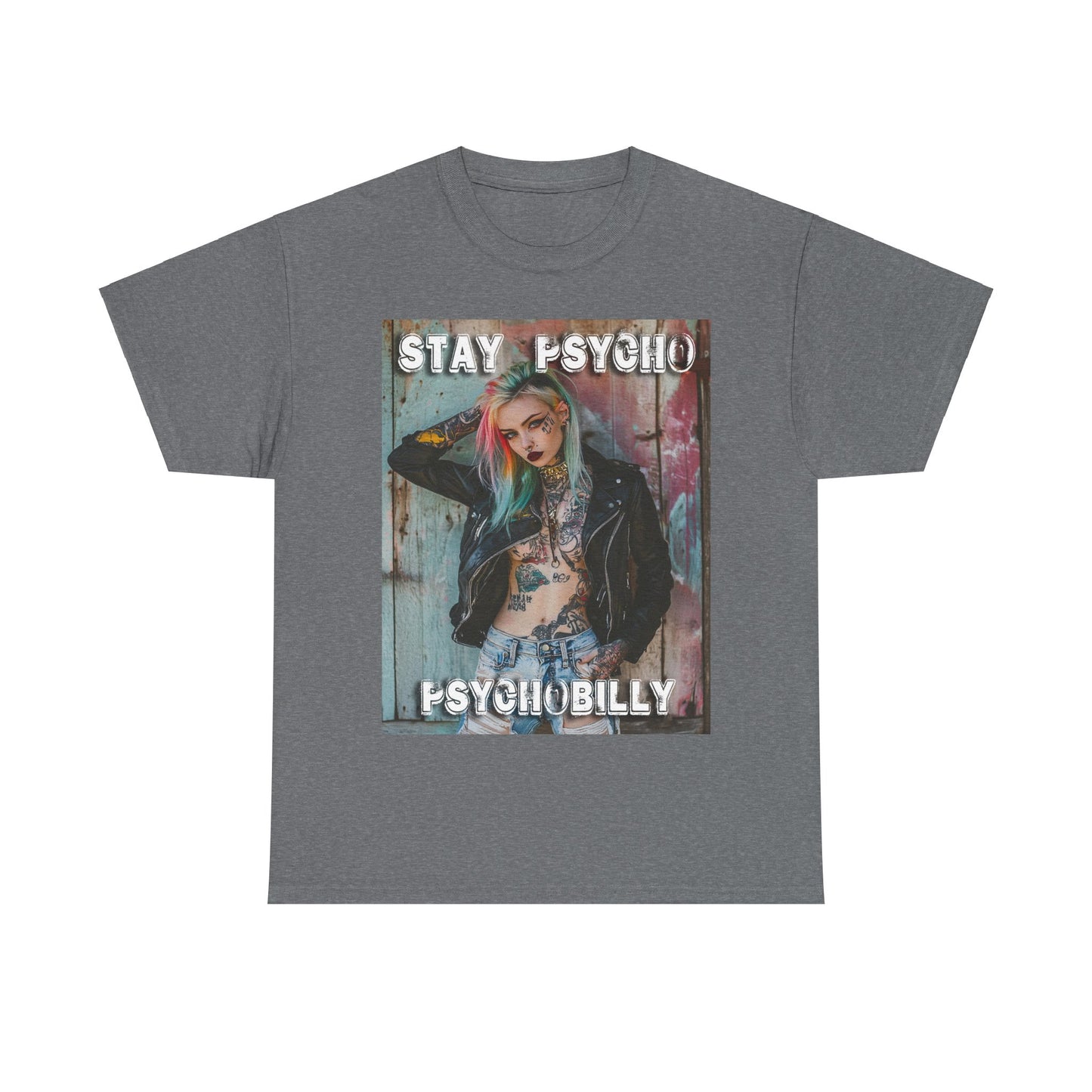 Psycho 4 - Unisex Heavy Cotton Tee - UK