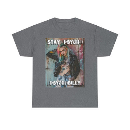 Psycho 4 - Unisex Heavy Cotton Tee - UK