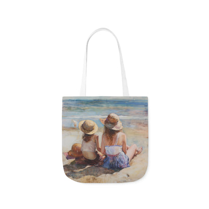 On The Beach - Polyester Canvas Tote Bag (AOP)