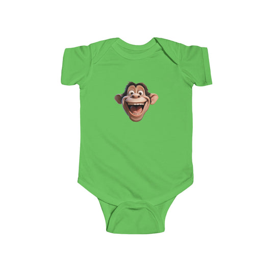 Monkey Infant Fine Jersey Bodysuit - UK, CAN, USA