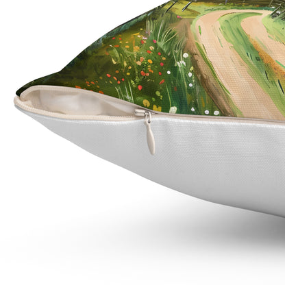 Countryside #2 - Spun Polyester Pillow USA