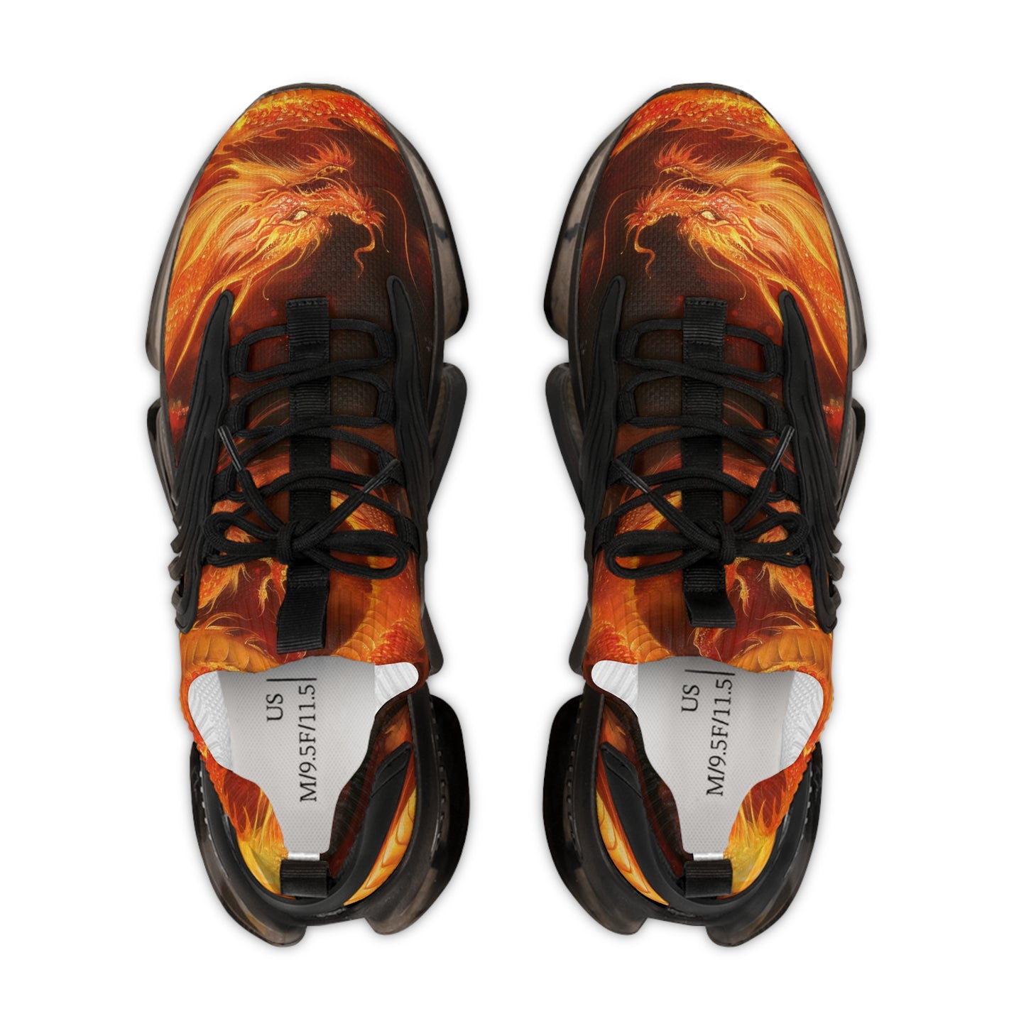 Dragon Design Sneakers  -  Men's Mesh Sneakers - China Only