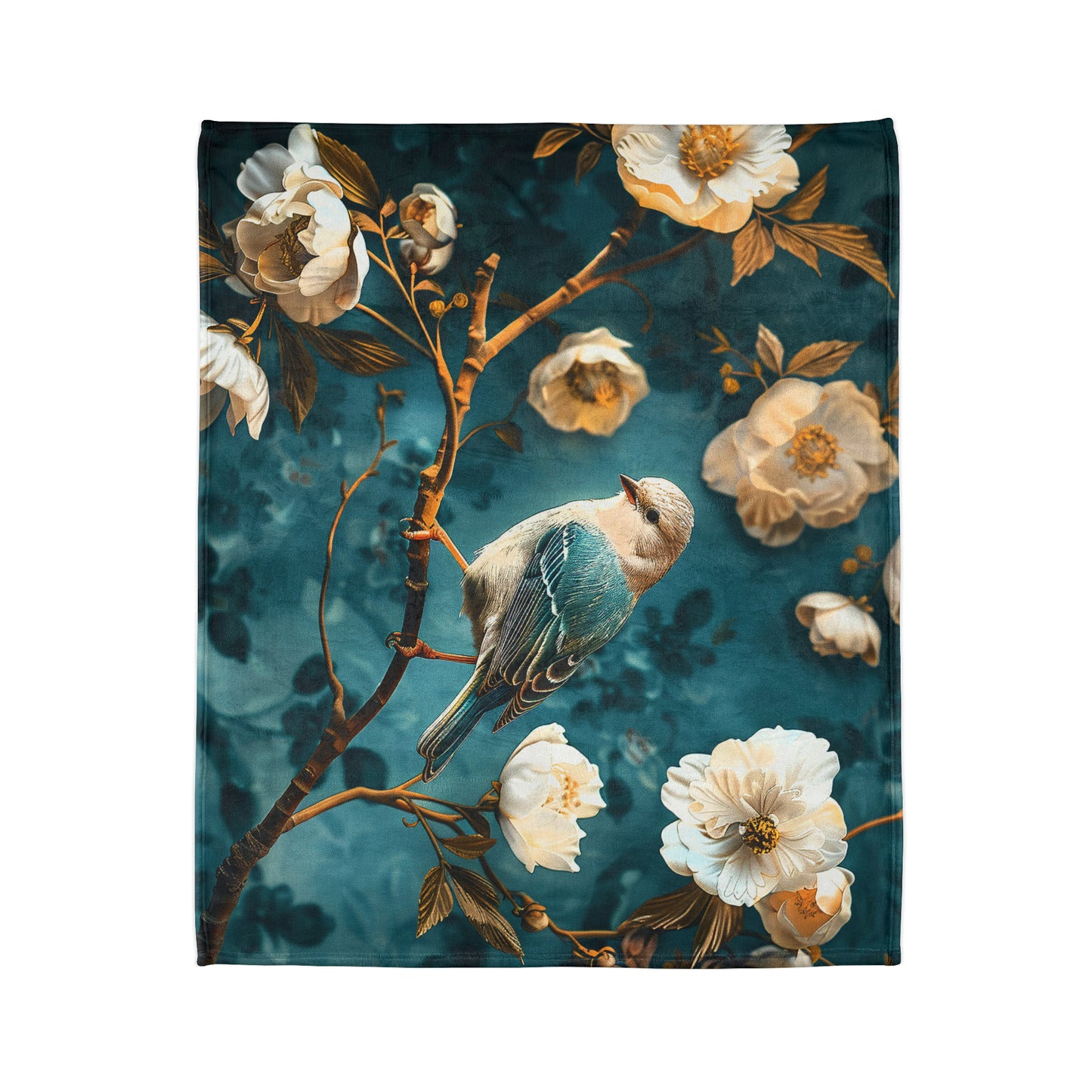 Chinoiserie #3 - Soft Polyester Blanket
