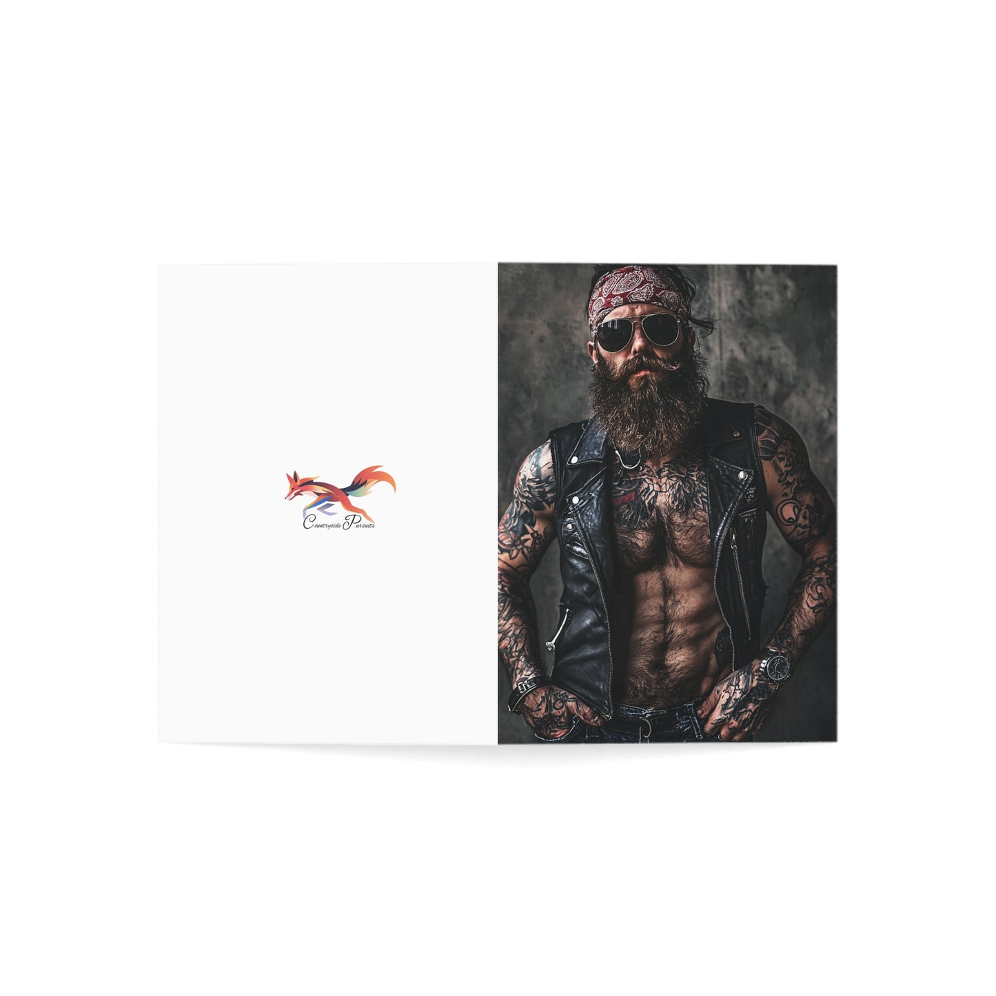 Large Hairy Biker Greeting Cards - Set of 1, 10, 30, or 50pcs for All Occasions - USA