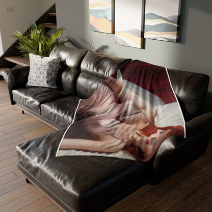 Red Hot Red-head 2 - Soft Polyester Blanket - UK