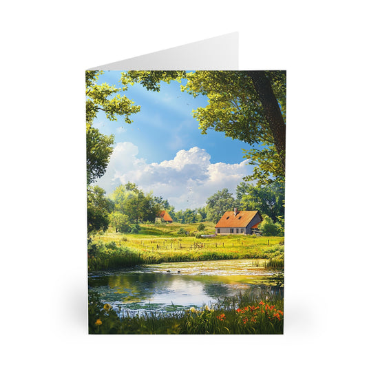 Country Views 3 - Blank Card (5 Pack) UK