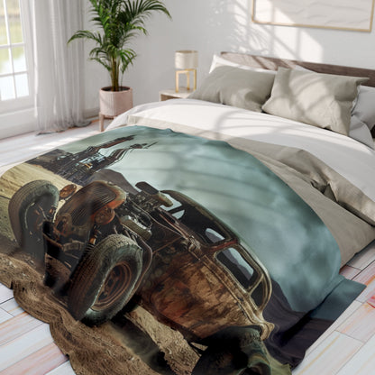 Car 1 Arctic Fleece Blanket - USA