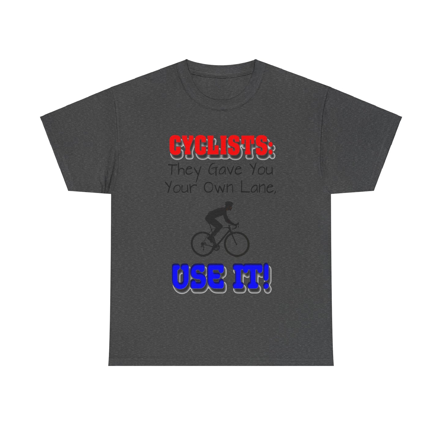 Cyclists 1 - Unisex Heavy Cotton Tee - UK