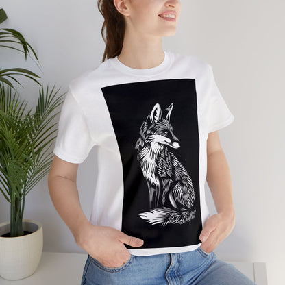 Fox Silhouette Unisex Jersey Short Sleeve Tee