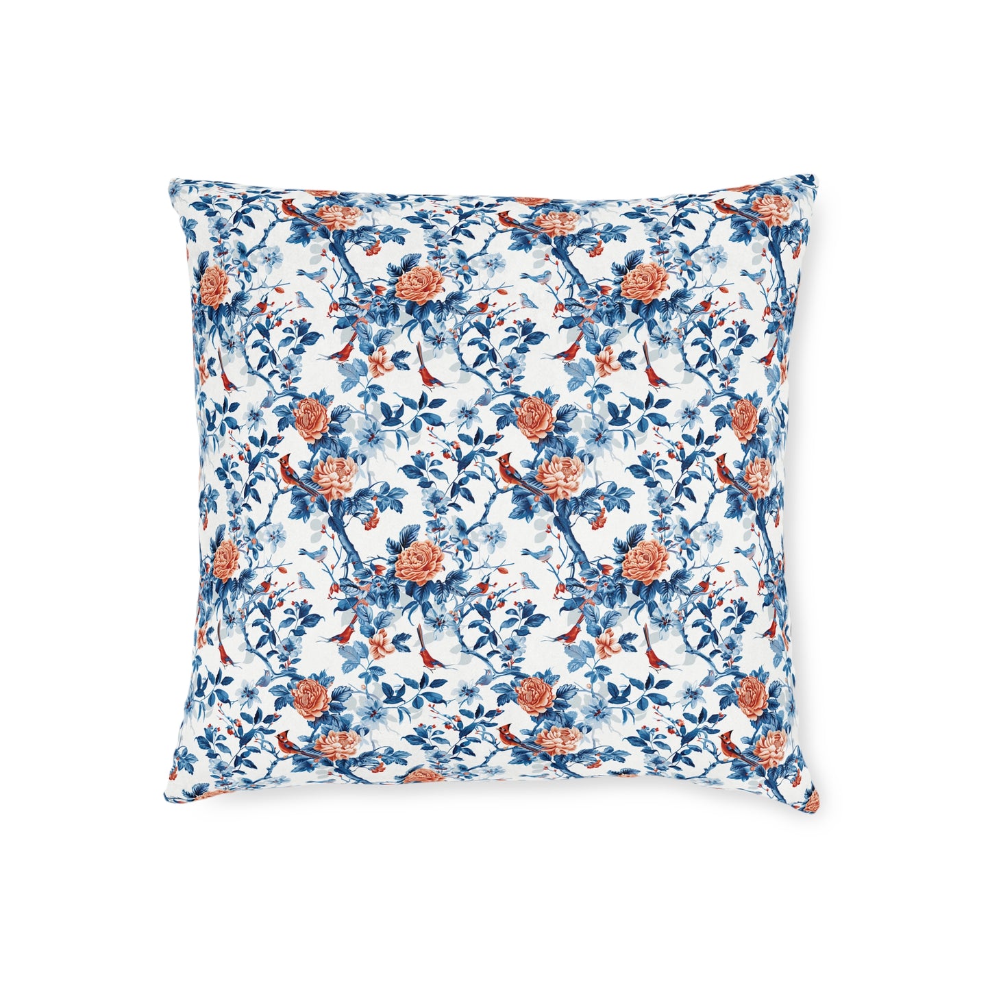 Blue Chinoiseries - Square Pillow - UK